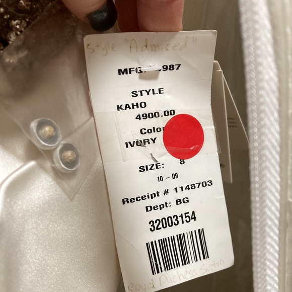 Kenneth Pool Wedding Dress Size 8 - 6 - Picture 8 of 9